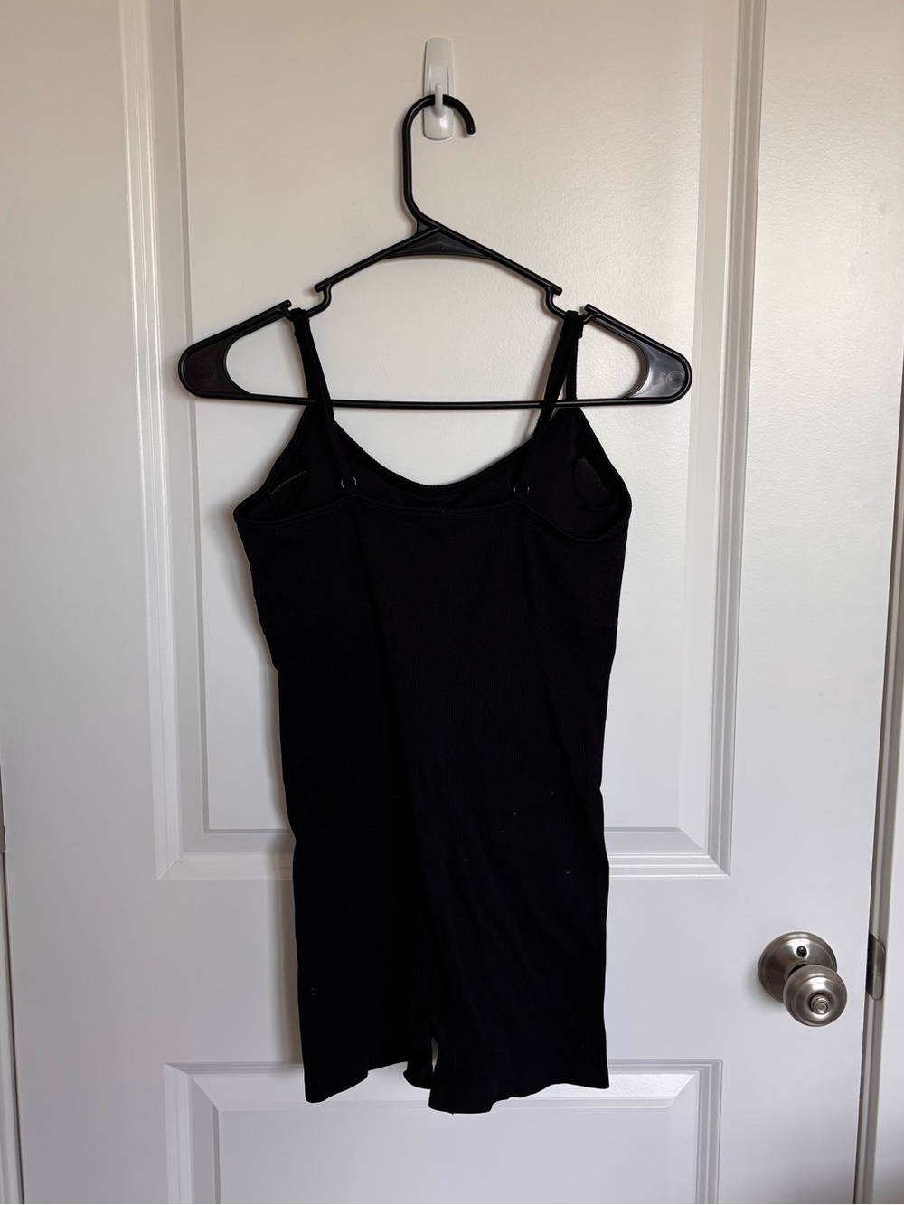 ANWND Black Ribbed One Piece Tank Shorts - Picture 4 of 4